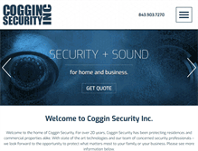 Tablet Screenshot of cogginsecurity.com